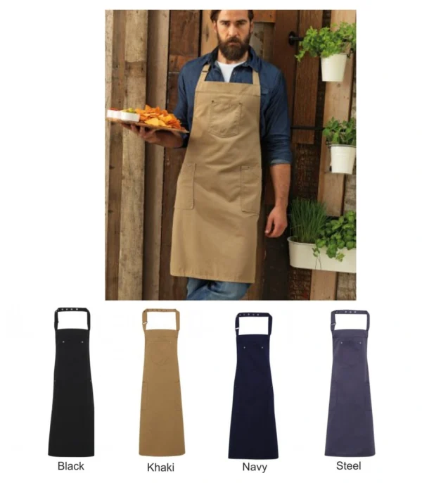 PR132 Premier Cotton Chino Apron